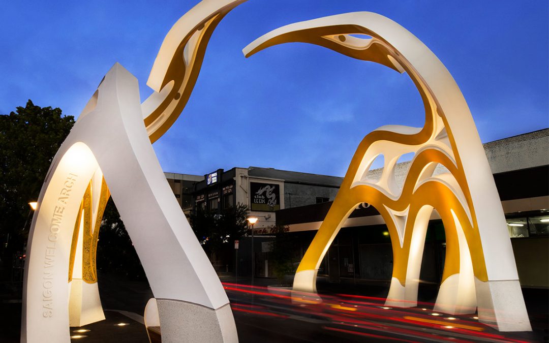 Little Siagon Welcome Arch